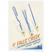 Retro Print - Ski Falls Creek